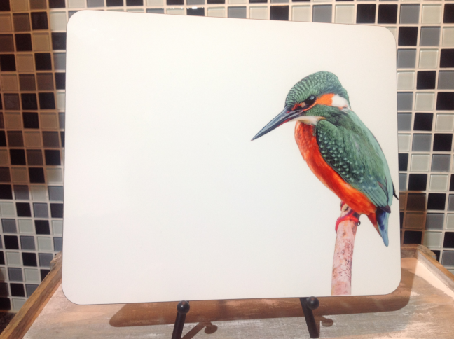 Kingfisher Hardboard Placemat and Coaster Set